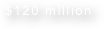 $120 million